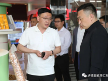 承德市海關(guān)領(lǐng)導一行蒞臨承德亞歐果仁有限公司考察指導工作
